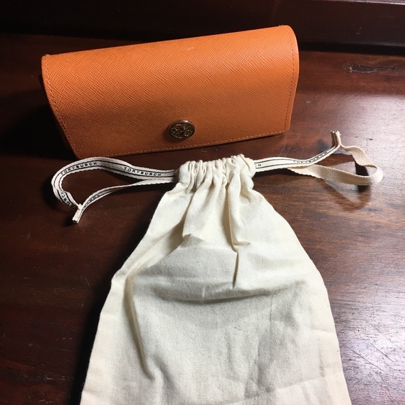 Tory Burch sunglasses case with pull string dust bag main image 8